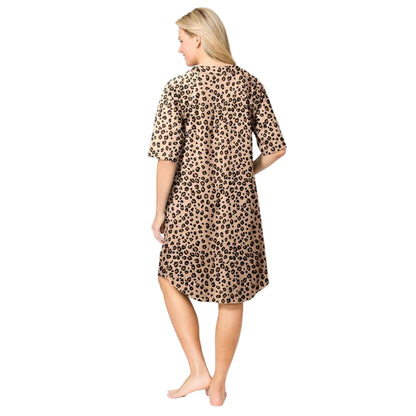 Flat-lay of Golden Ember Zip-Front Robe on neutral background