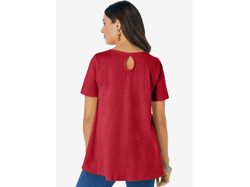 Graphic Swing With Keyhole Back Ultimate T-Shirt PSW-5689