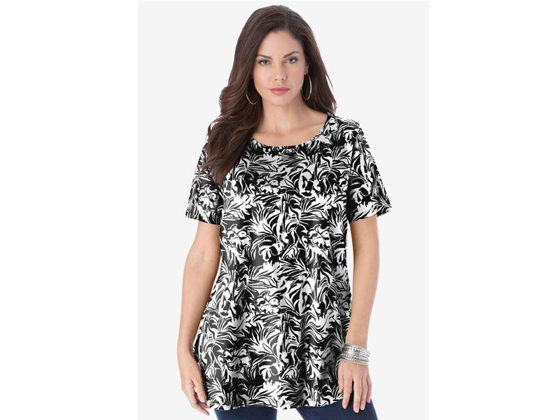 Graphic Swing With Keyhole Back Ultimate T-Shirt PSW-5689