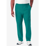 Green Fleece Open-Bottom B Grade Sweatpants PSM-7801B