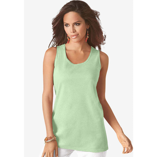 Green Mint Perfect Scoopneck Tank PSW-8009