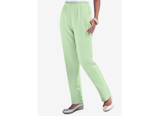 Green Mint Straight Leg Knit Pant PSW-6535