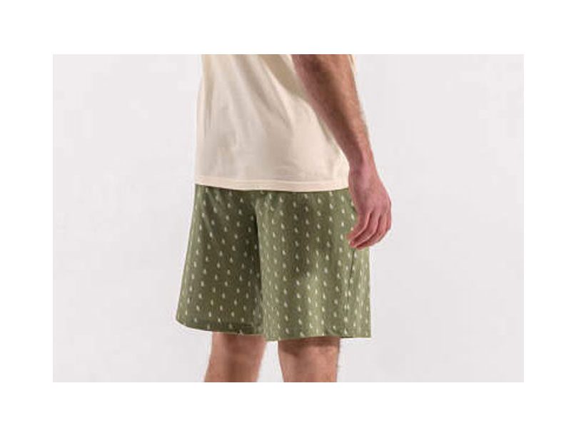 Green Safari Cotton Jersey Shorts PSM-5868