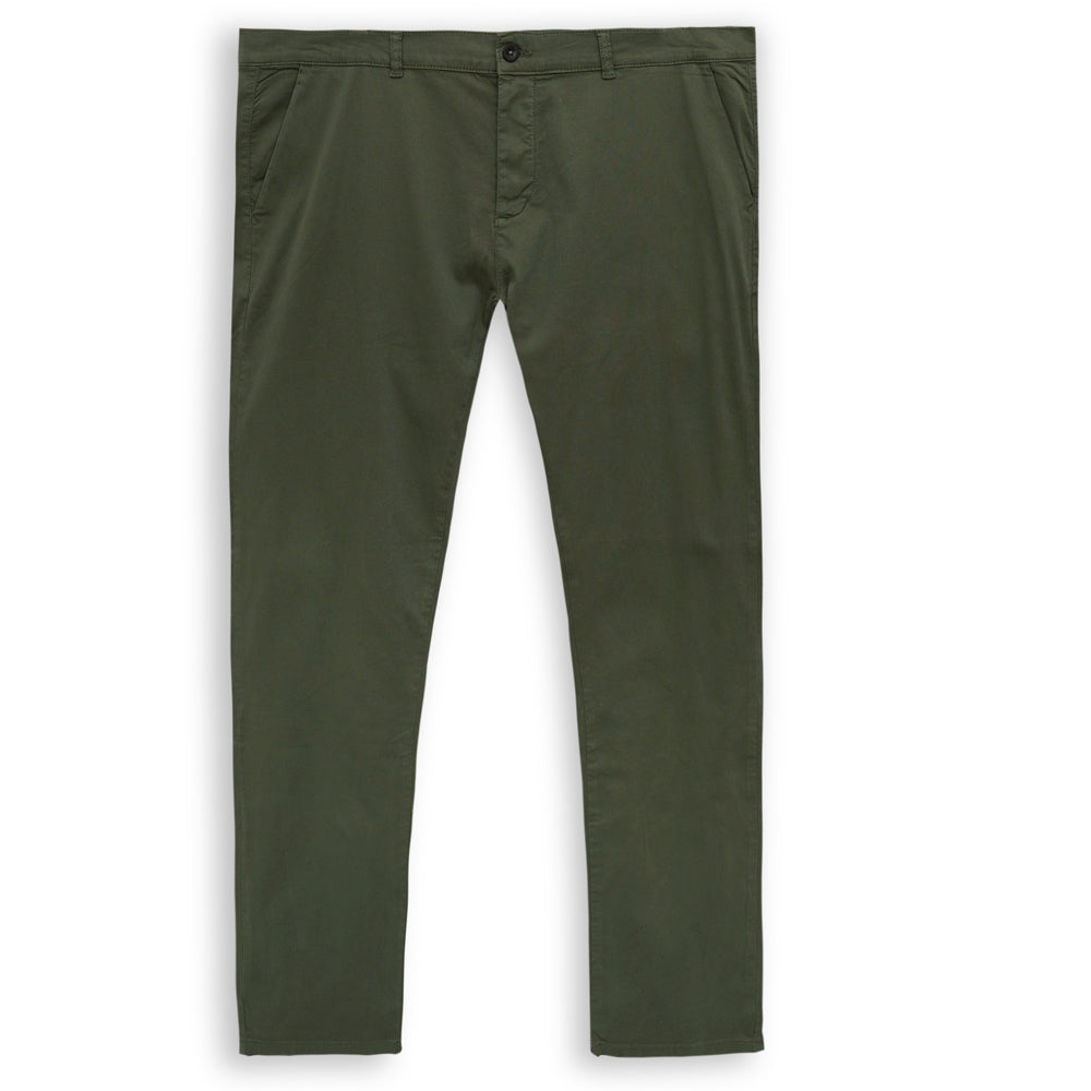 Dark Olive Stretch Chino Pants PSM-8323