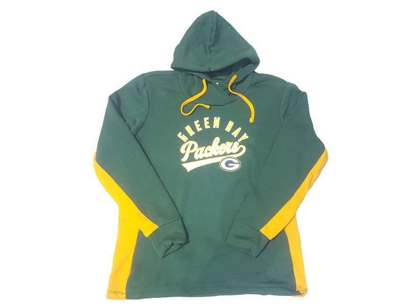 Green Yellow Contrast Big Size Hoodie PSM-4207