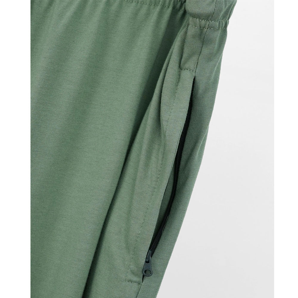 Green UrbanEase Plus Jersey Trousers With Zip Pockets PSM-8080