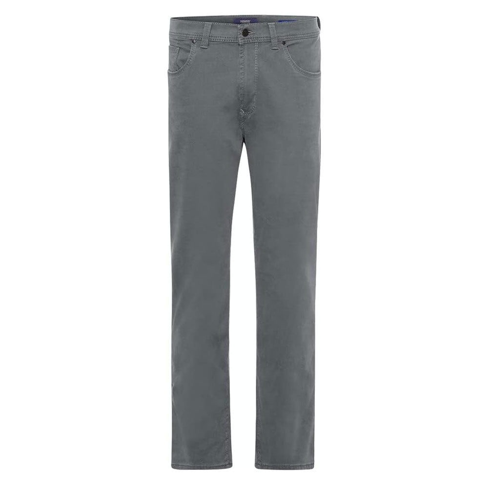 Grey Big Size Regular Fit Cotton Jeans PSM-8830