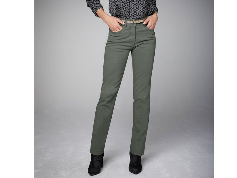 Grey Cotton Pants For Women PSW-4690