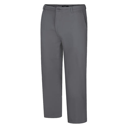Grey Stretch Chino Pant styled for smart casual look