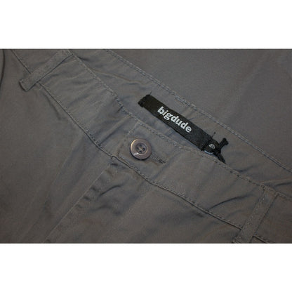 Grey Stretch Chino Pant styled for smart casual look