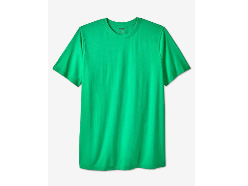 Heather Kelly Green Big & Tall Size Crewneck T-Shirt PSM-5724