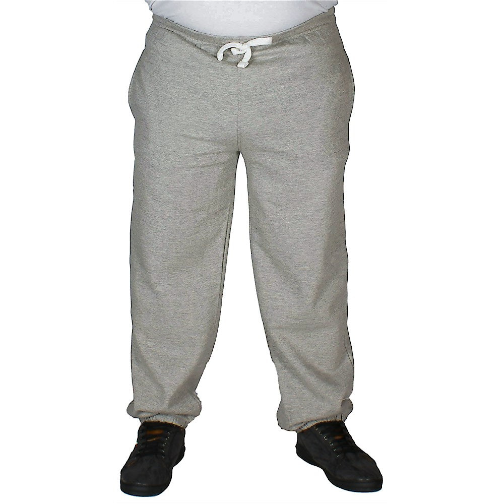 Heather Grey Fleece Plus Size Joggers PSM-8556