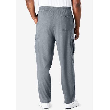 Heather Grey Lightweight Jersey Cargo Pant PSM-8905