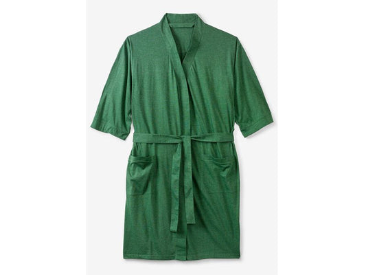 Heather Hunter Marble Big & Tall Size Cotton Jersey Robe PSM-6617