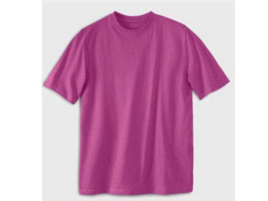 Magenta Big & Tall Size Crewneck T-Shirt PSM-5479