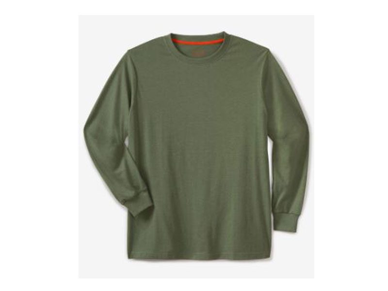 Heather Moss Big Size Long Sleeve T-Shirt PSM-4399