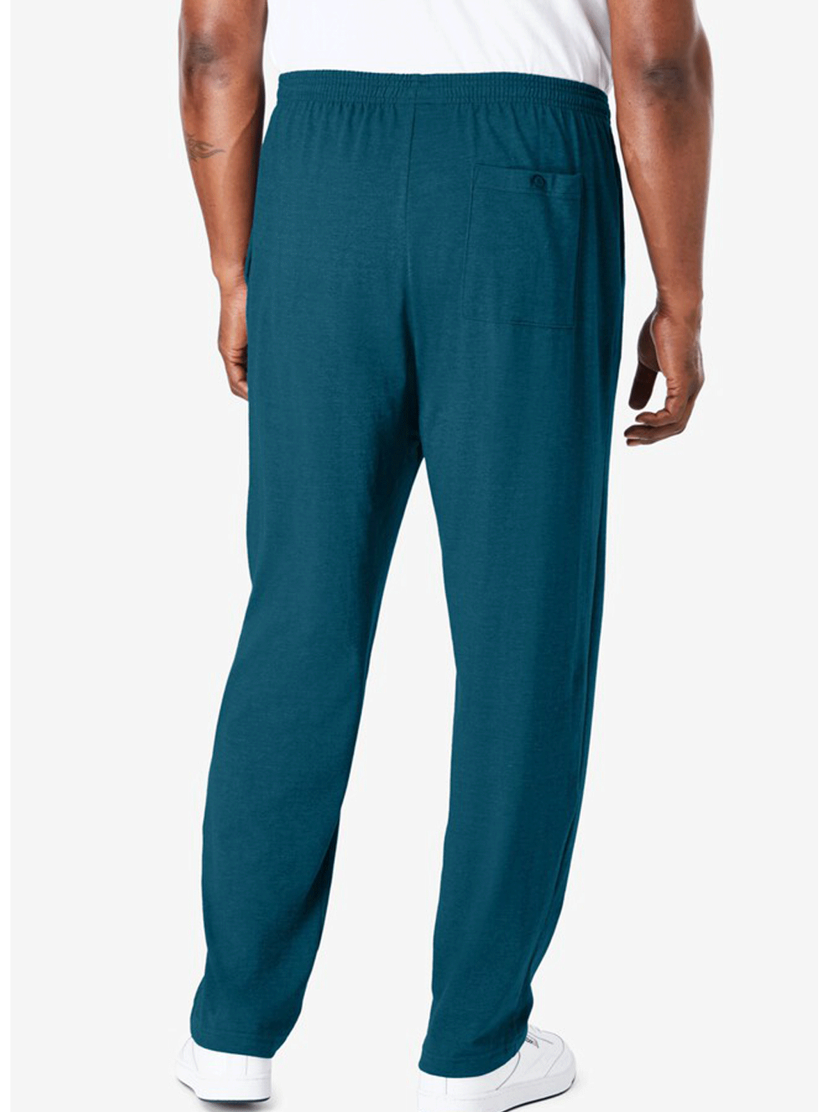 Heather Teal Lightweight Jersey Open Bottom Sweatpants PSM-9020