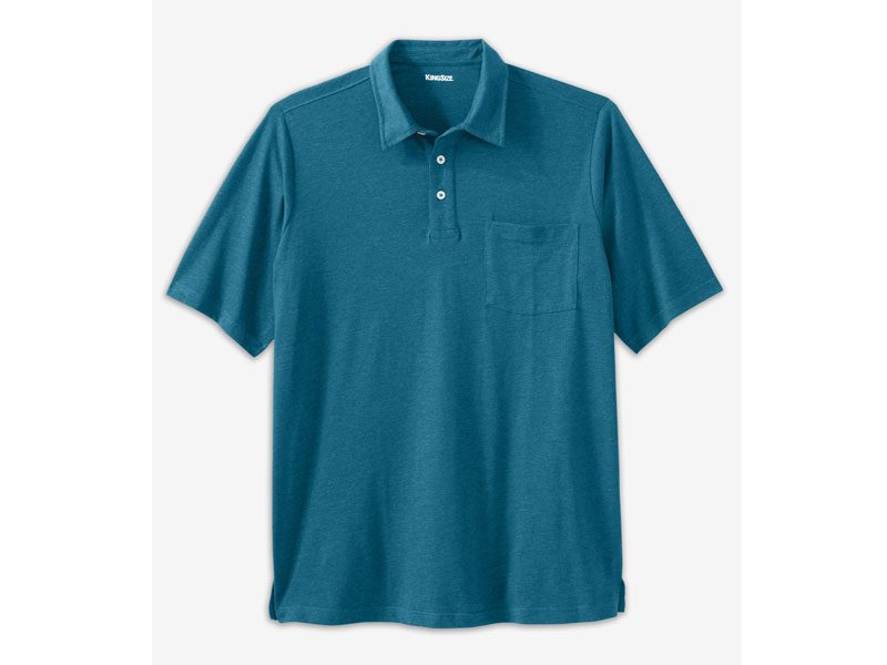 Heather Teal Big & Tall Polo Shirt PSM-3569