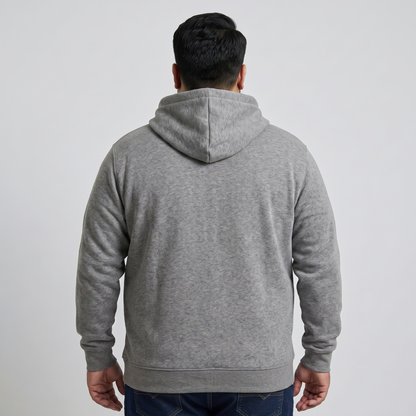 Heather Grey Essential Zip-Up Hoodie PSM-10623