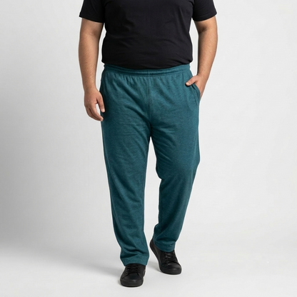 Heather Teal Lightweight Jersey Open Bottom Pant PSM-9020