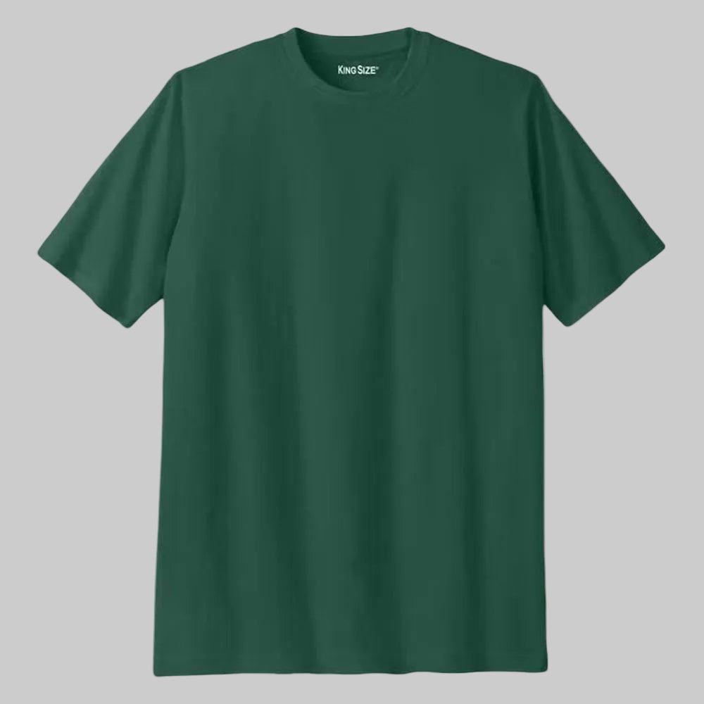 Hunter Green Big & Tall Crewneck T-Shirt PSM-3639