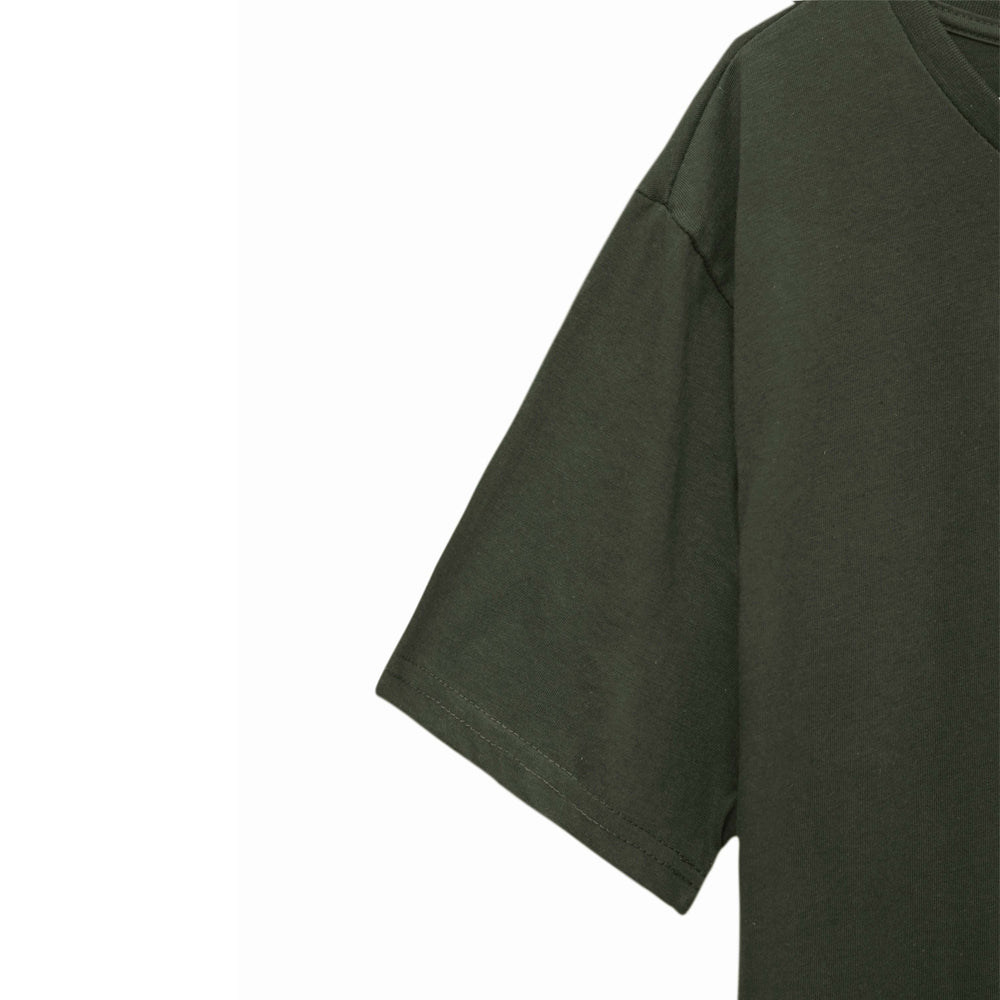 Hunter Green Plus Size Crewneck T-Shirt PSM-8183