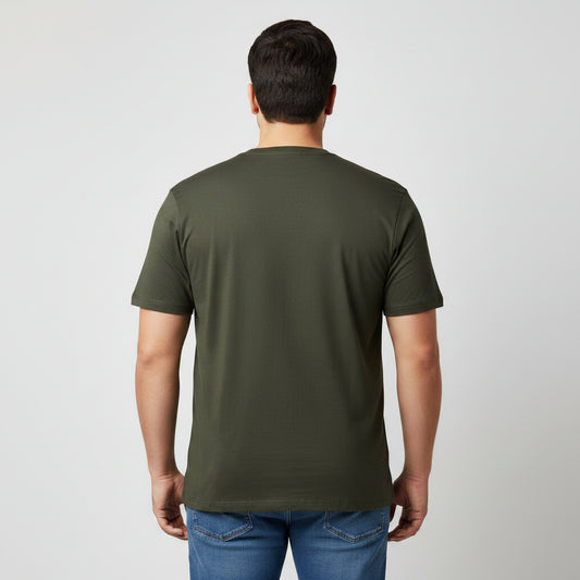 Hunter Green Essential Crewneck T-Shirt PSM-8183