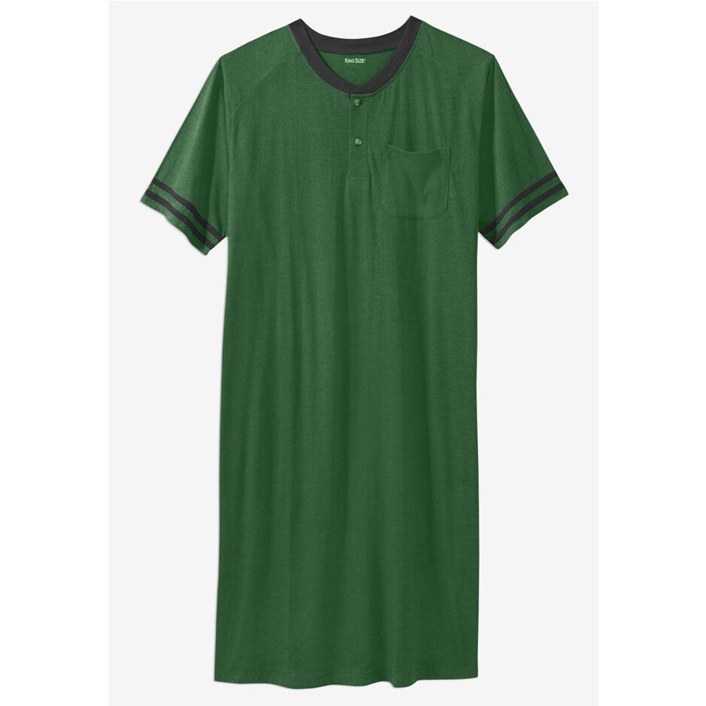 Hunter Short Sleeve Henley Nightshirt PSM-7004