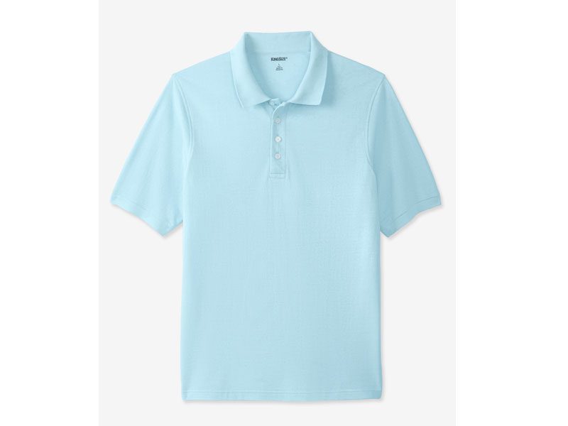 Ice Blue Pique Big & Tall Polo Shirt PSM-5311