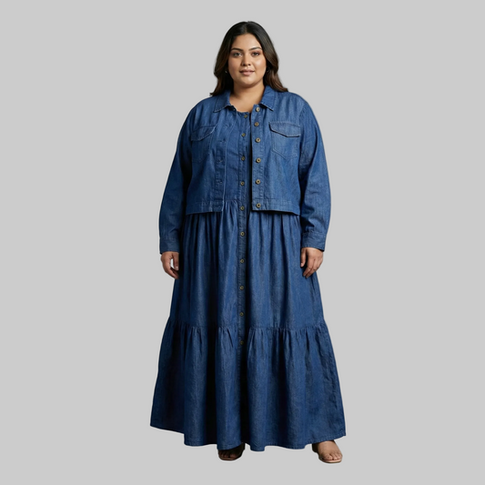 PowerFit Plus Size Full-Length Jumpsuit PSW-10829