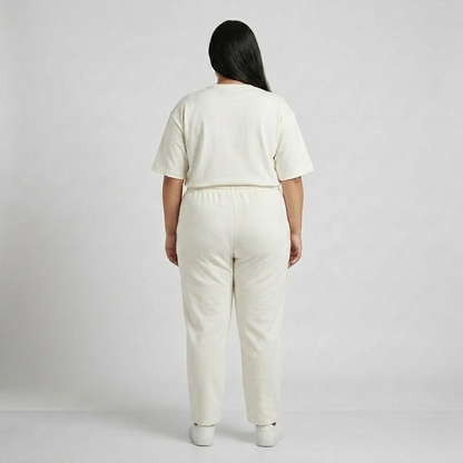 Ivory Drift Unisex Terry Co-ord Set PSM-11127