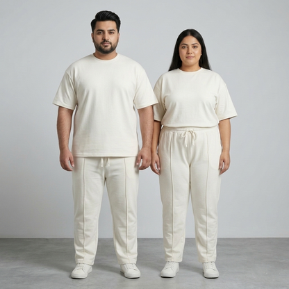 Ivory Drift Unisex Terry Co-ord Set PSM-11127