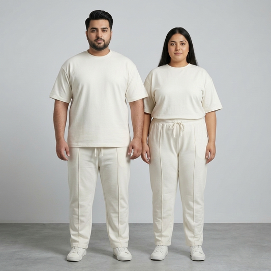 Ivory Drift Unisex Terry Co-ord Set PSM-11127