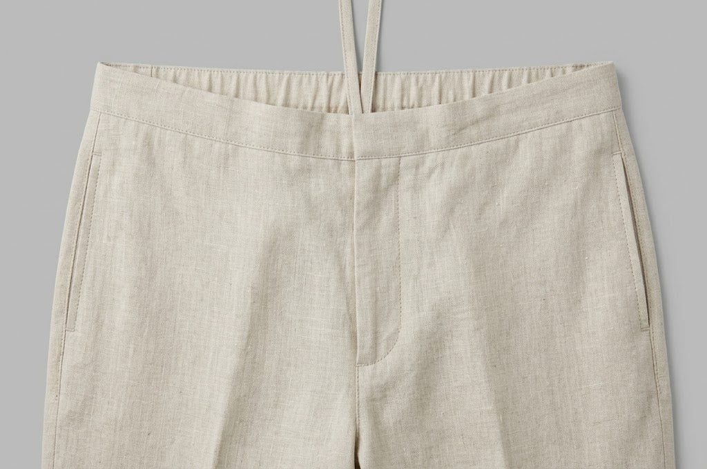 Ivory Irish Linen Co-Ord Set for Men