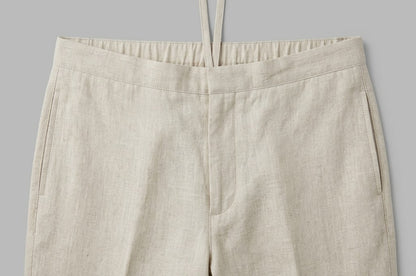 Ivory Irish Linen Co-Ord Set for Men