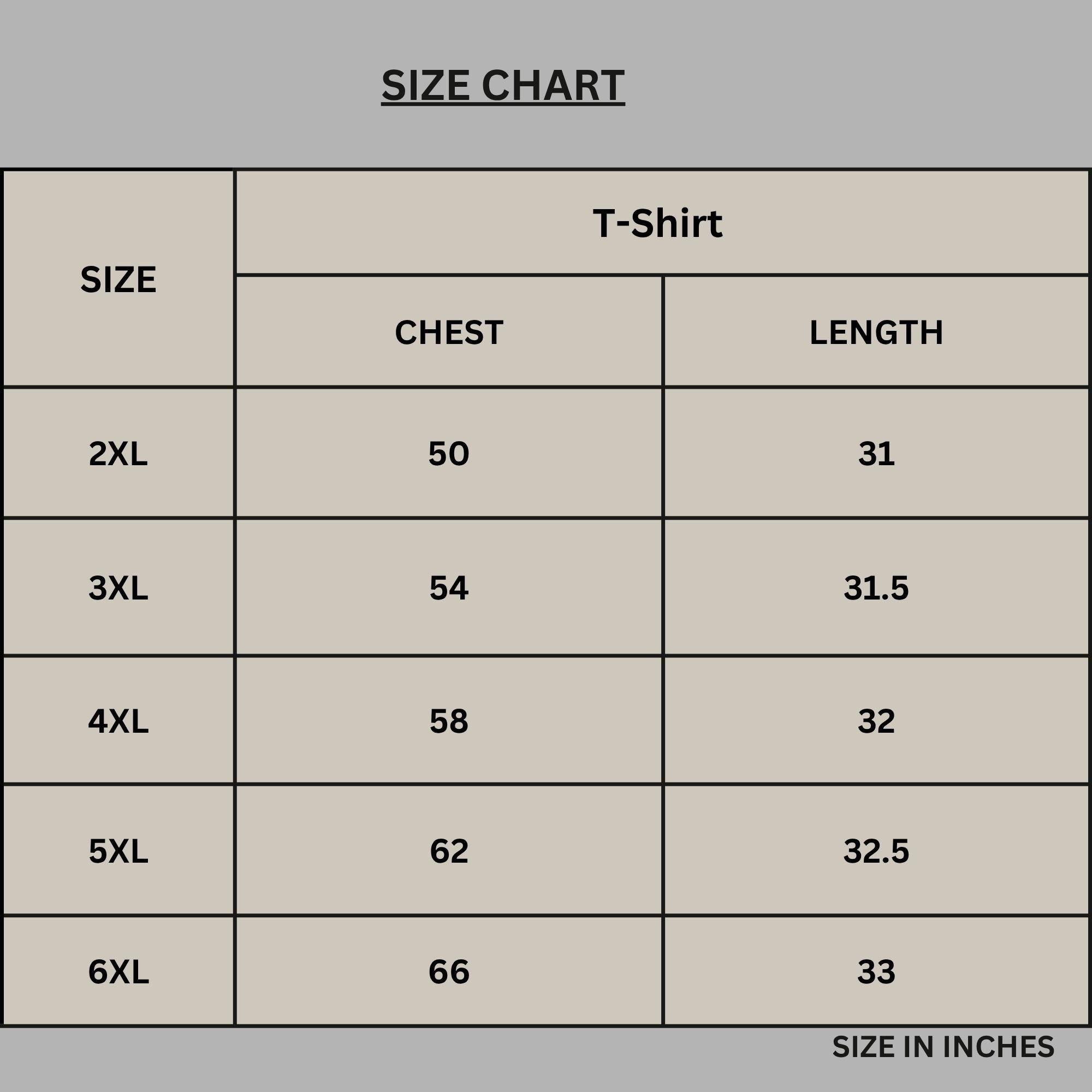 Size chart for Navy & White Striped Johnny Collar T-Shirt  PSM-11282
