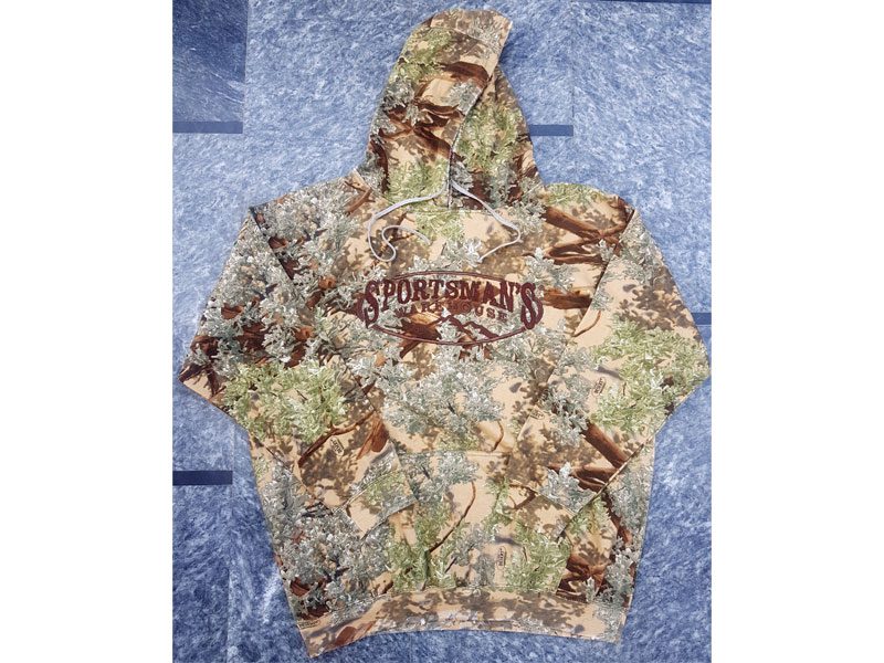 Camo Distressed Fleece Big Size Hoodie PSM-4117