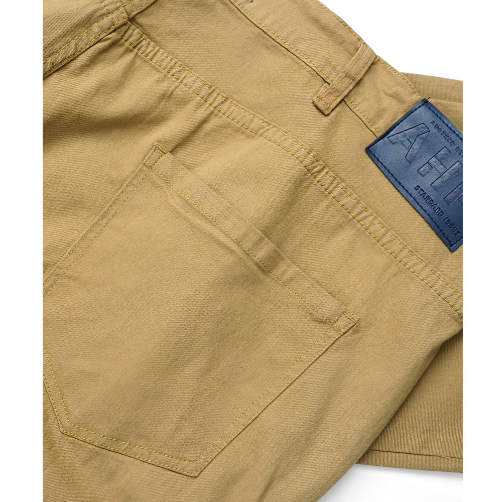 Khaki Cotton Plus Size Cargo B Grade Pants PSM-7848B