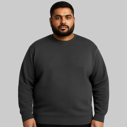 Stay warm with the Land Grey Fleece Sweatshirt. Soft brushed fleece, rib-knit details, durable stitching, and a unisex relaxed fit. Perfect for everyday wear.