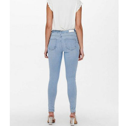 Light Blue Denim Skinny Fit Jeans PSW-8409