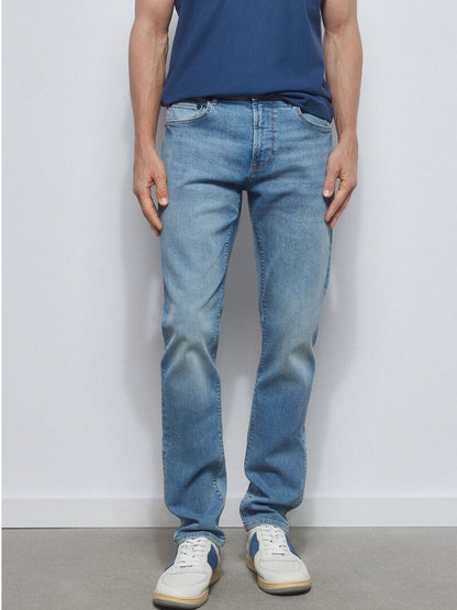 Light Blue Premium Flex Slim Fit Jeans PSM-9025