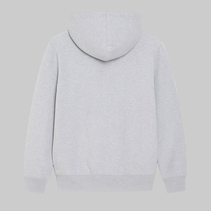 Light grey “Colorado Rockies” printed men’s hoodie with drawstring hood, kangaroo pocket, and ribbed cuffs — soft cotton-blend casual wear.