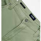 Light Olive Green Plus Size Cotton Jeans PSM-8175