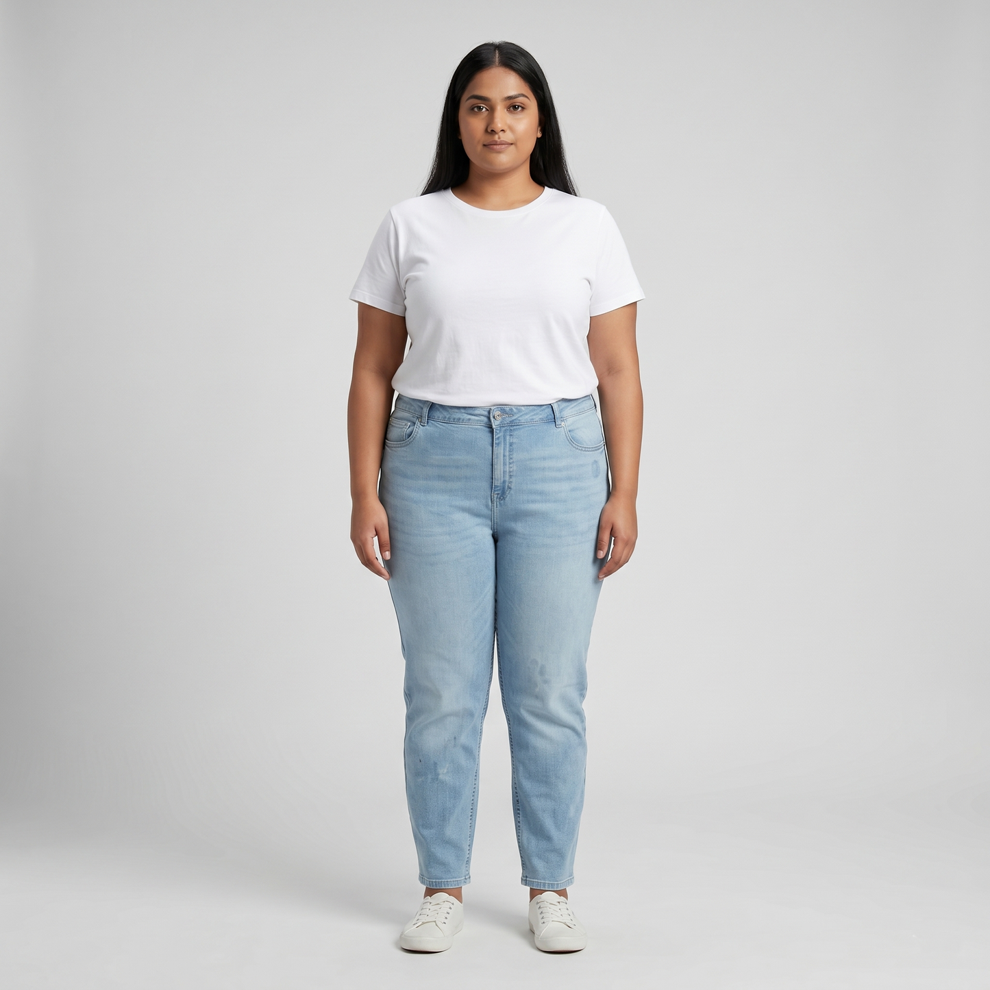 Light Blue Washed Style Denim Jeans  PSW-11096