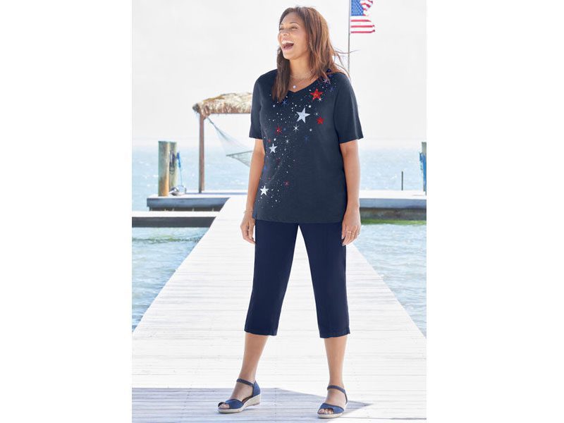 Mariner Navy Falling Stars & Shine T-Shirt PSW-7266