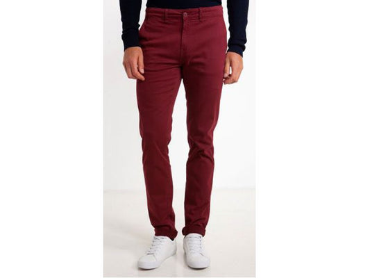 Bordeaux  Big Size Chino Pants PSM-4570