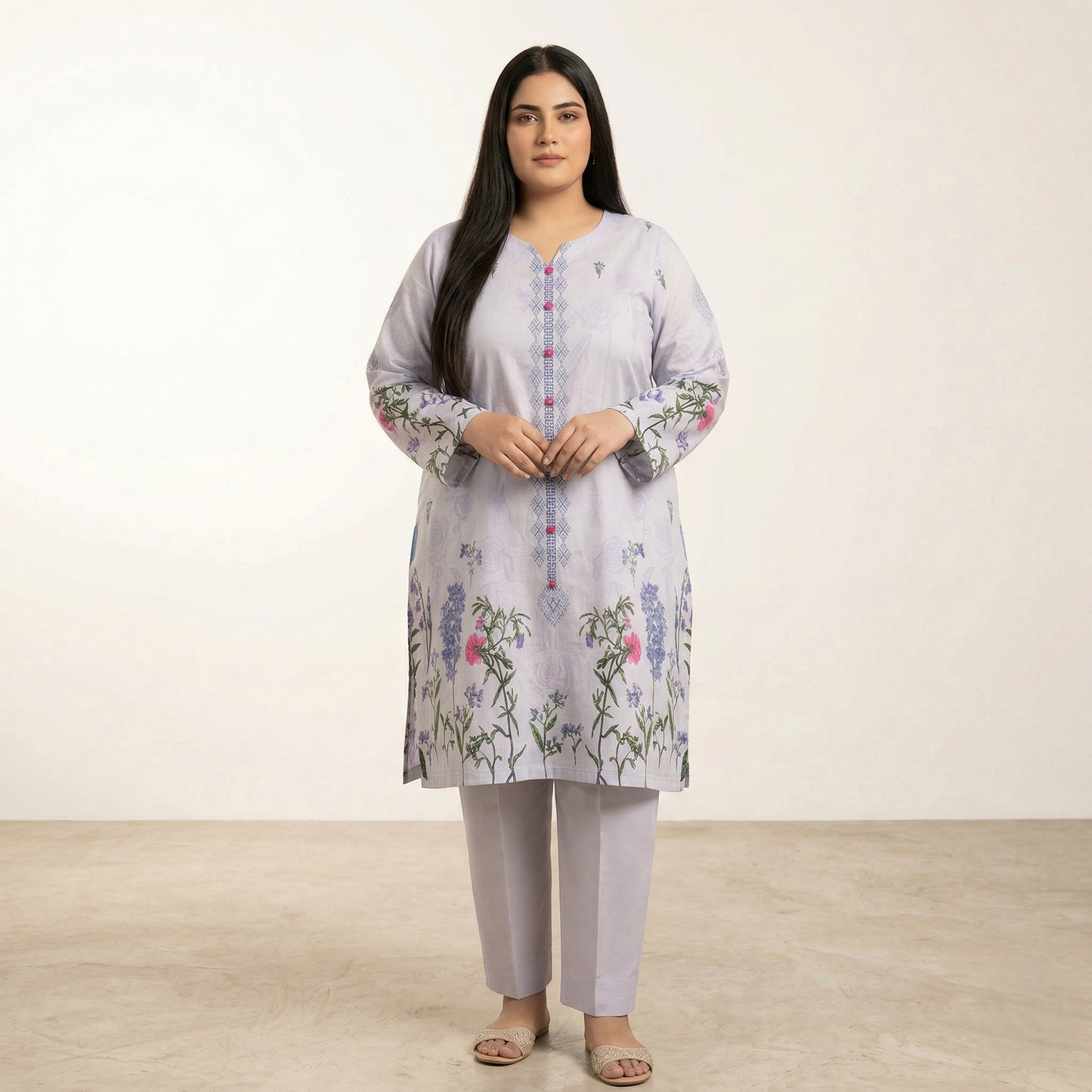 Meher Bloom Premium Lawn 3PC Suit PSW-10937