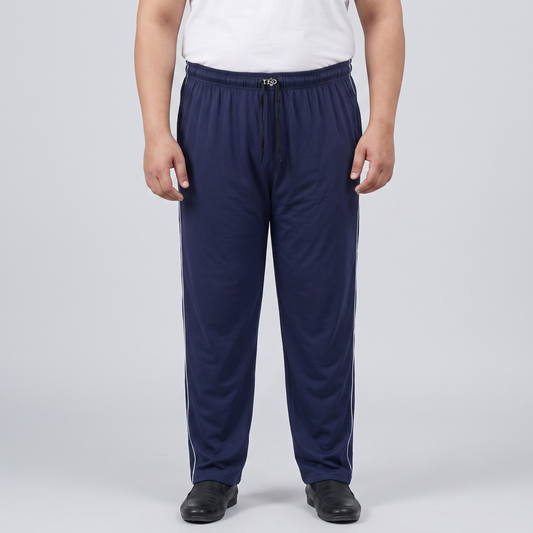 Men's Plus Size Side Piping Jersey Knit Trousers PSM-3496