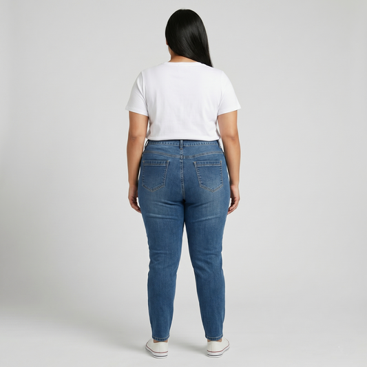Midnight Distress Slim Fit Denim Jeans PSW-11077