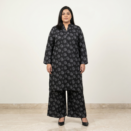 Midnight Grove Printed Co-ord Set PSW-11148